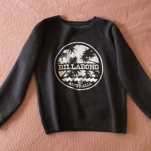 Grey Billabong Crew Neck Sweatshirt